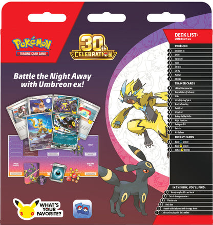 Pokemon - TCG - 30th Celebration Battle Deck— Umbreon ex
